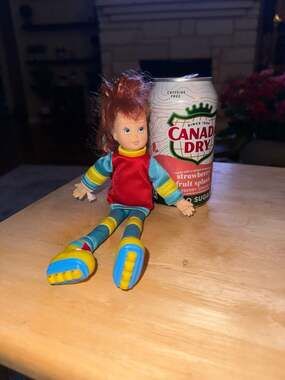 Vintage Fishel Toys Inline Skate Rollerblading Redhead Doll